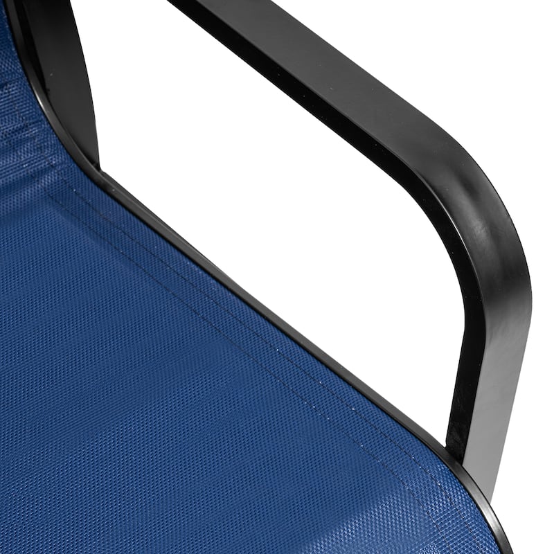 Outdoor Patio Aluminum Sunbrella Fabric Swivel Barstools