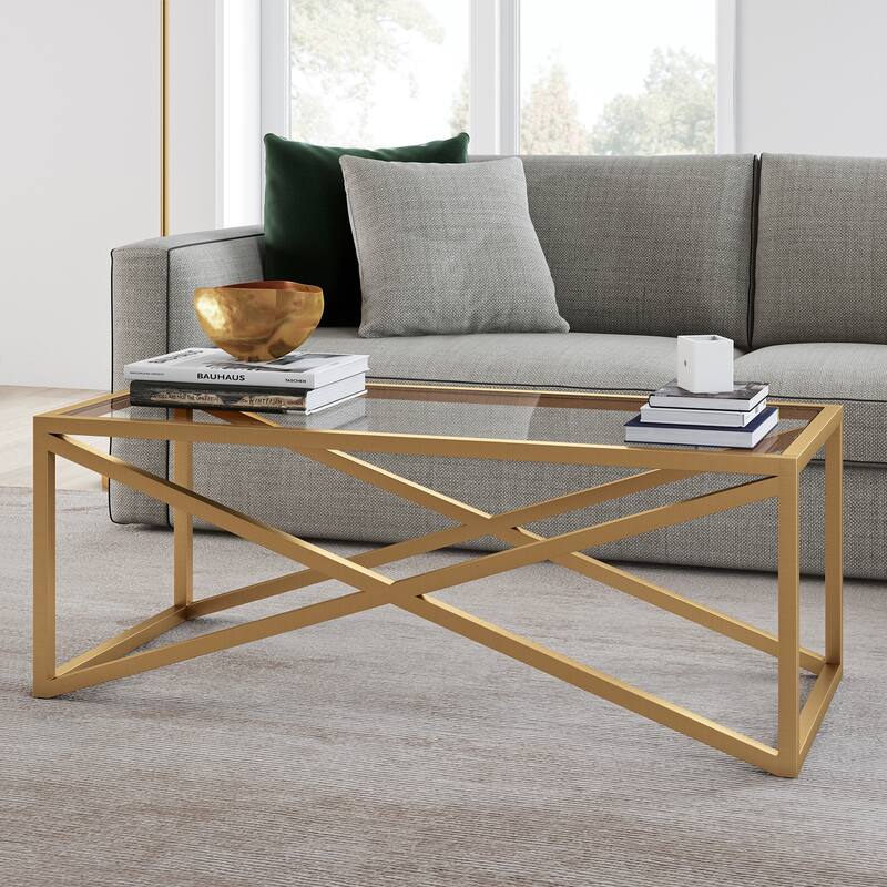 Silver Orchid Stifter Blackened Bronze Coffee Table