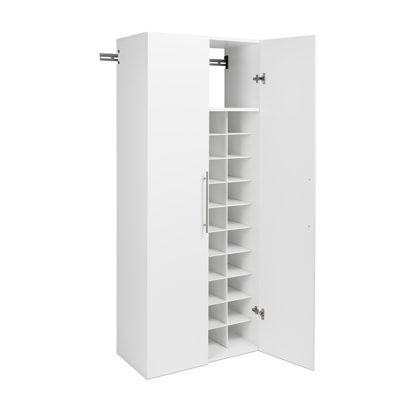 Prepac cabinet shoe shop storage