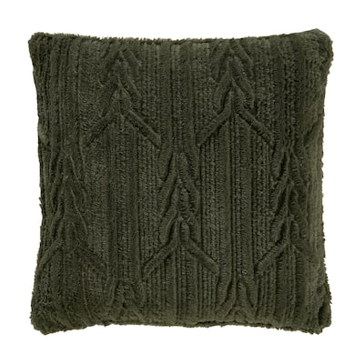 Cava Evergreen 20" Square Decorative Throw Pillow