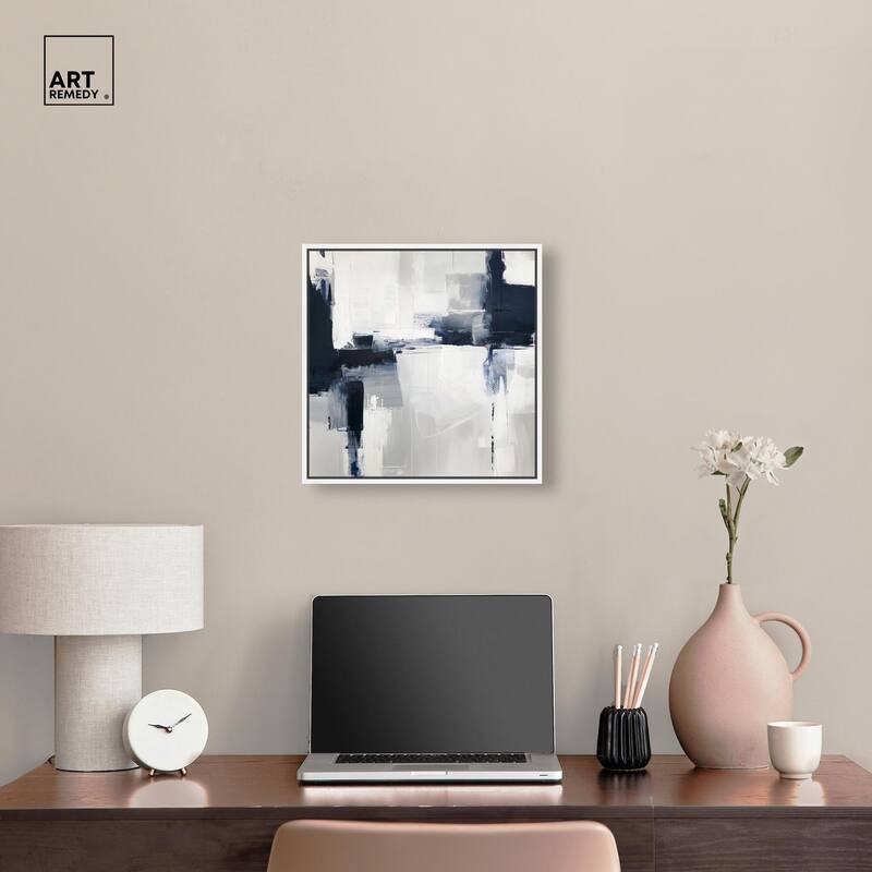 Porcelain Blue on White II Canvas by Art Remedy