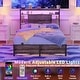 preview thumbnail 25 of 82, Headboards with Storage Shelves, Head Board with Power Outlet and LED Light for Bed Frame