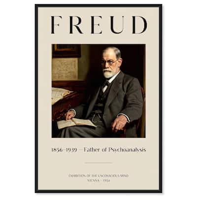 Father of Psychoanalysis Art Canvas by Art Remedy
