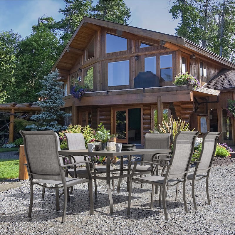 Outdoor 2-Piece Patio Textilene Fabric Chairs - 22.44*28.35*38.78 inch