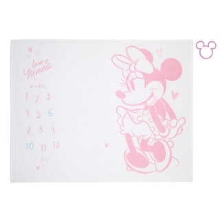 Disney Minnie Mouse Milestone Baby Blanket