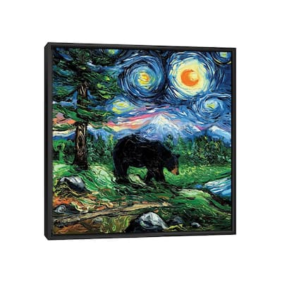 iCanvas "Smoky Mountain Night" by Aja Trier Framed