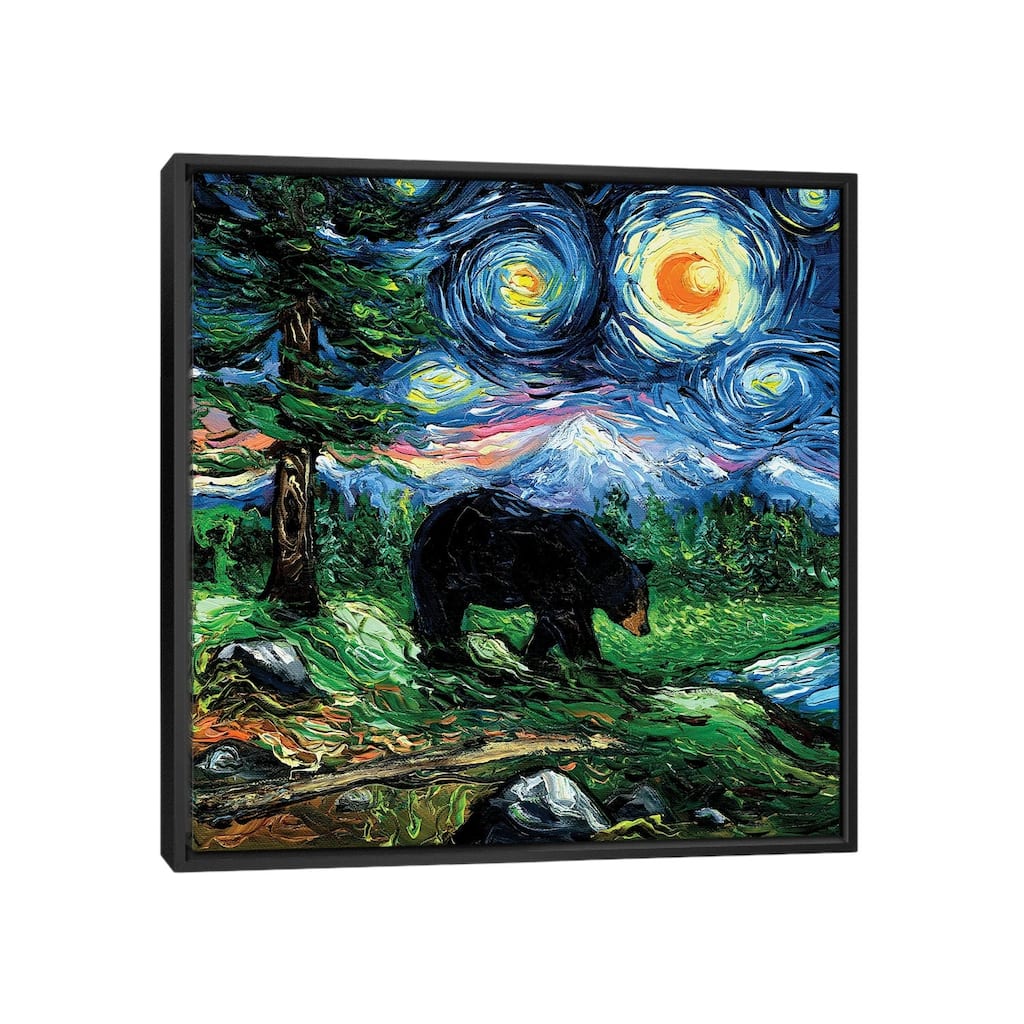 iCanvas "Smoky Mountain Night" by Aja Trier Framed