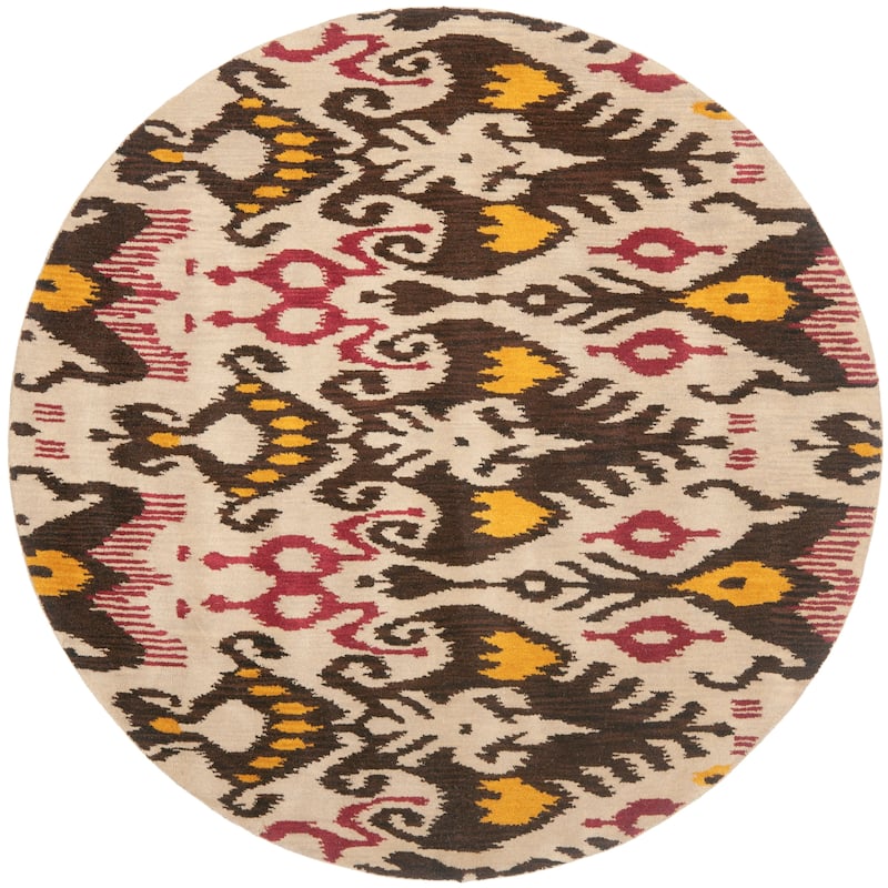 SAFAVIEH Handmade Ikat Maayke Modern Wool Rug