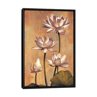 iCanvas "White Lotus" by Jill Deveraux Framed Canvas Print - Bed Bath ...