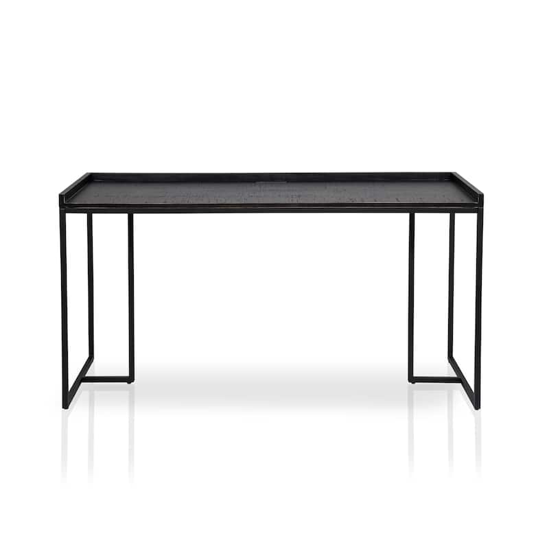 Magnus Industrial 59-inch Metal Computer Desk with USBs by Furniture of America