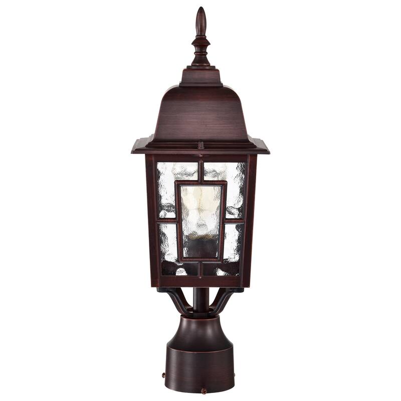 Nuvo Banyon 1-light Rustic Bronze 17-inch Post Fixture - Rustic Bronze