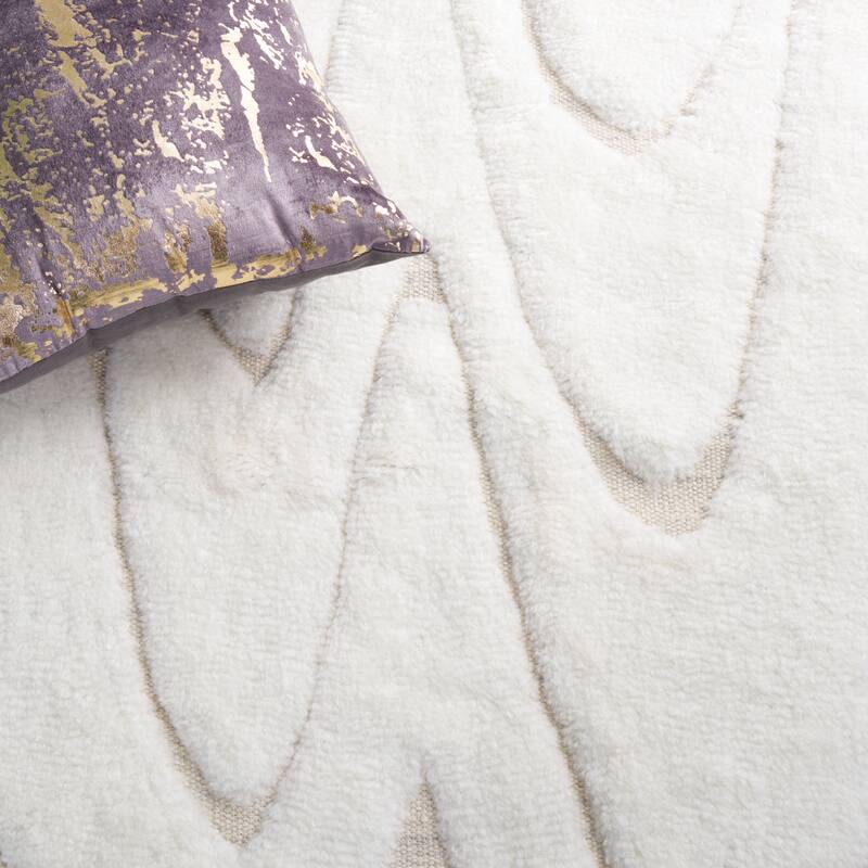 SAFAVIEH Handmade Manhattan Alberdine Modern Wool Rug