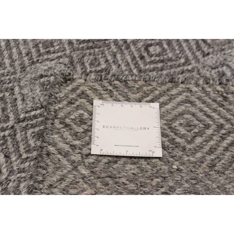 Nevada Grey Kilim 4'11" x 7'6" - 4'11 x 7'6