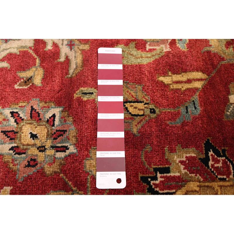 ECARPETGALLERY Hand-knotted Jamshidpour Dark Red Wool Rug - 8'5 x 11'8