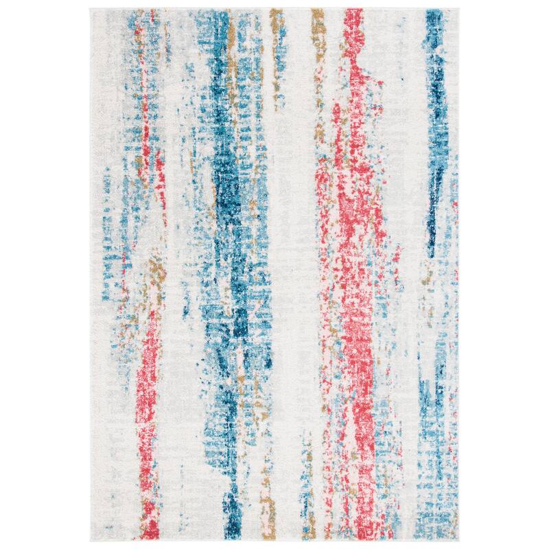 SAFAVIEH Madison Lynette Abstract Stripe Rug