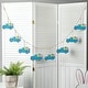 preview thumbnail 2 of 22, Glitzhome Easter Wooden Eggs Door Hanger Metal Truck Bunny Garland Wall Hanging Decor - N/A