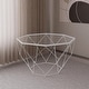 preview thumbnail 5 of 44, Malibu 29" Modern Octagon Center Coffee Table with Tempered Glass Table top & Sturdy Metal Geometric Base for Living Room Office