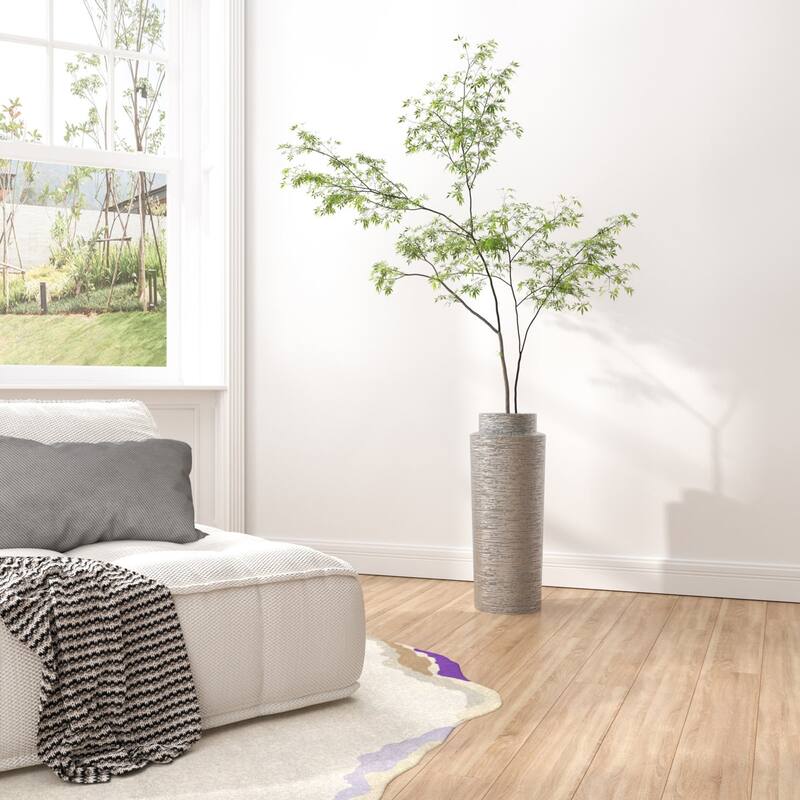 Acroma 12.9" Ceramic Floor Vase 2-set Decoration For Home Office Decor.