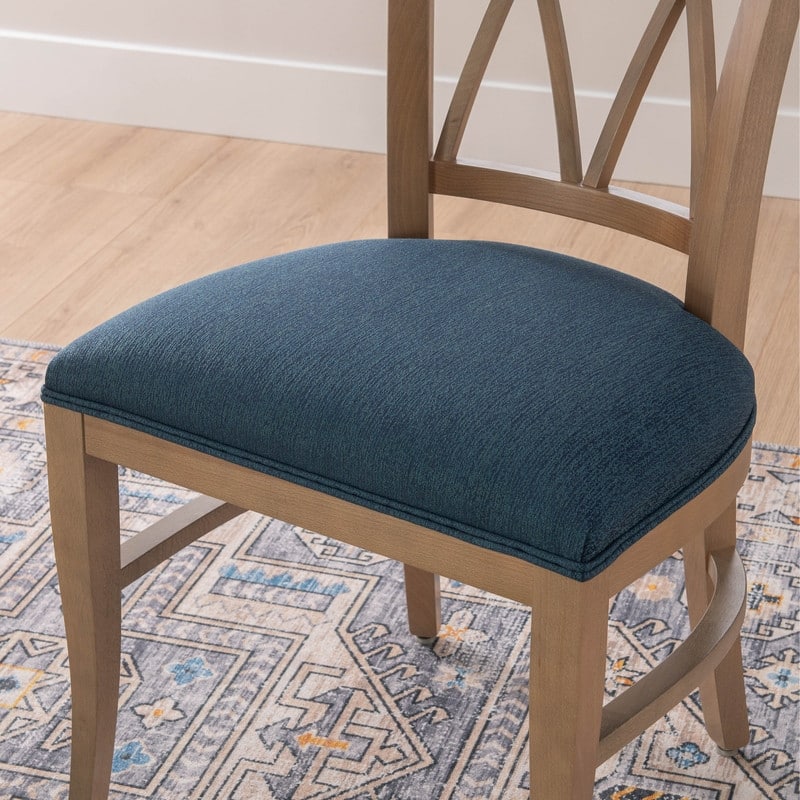Osborne Natural Solid Wood Farmhouse Side Dining Chair