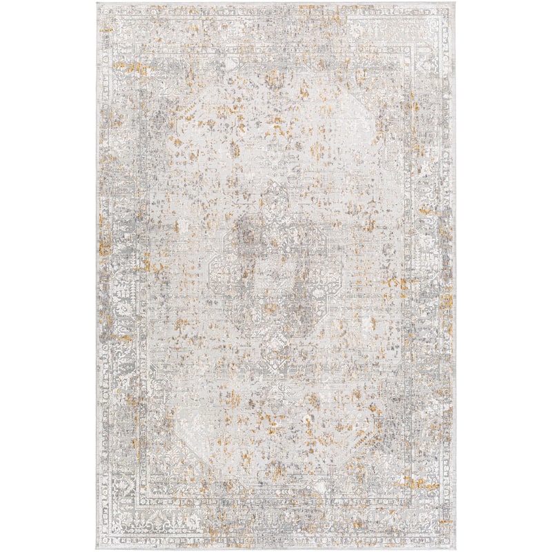 Livabliss Shabby Chic Carmel Medallion Area Rug