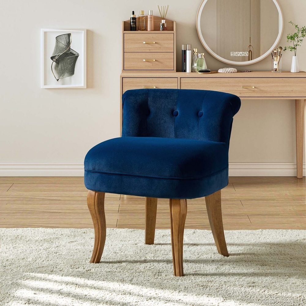 Navy blue outlet vanity chair