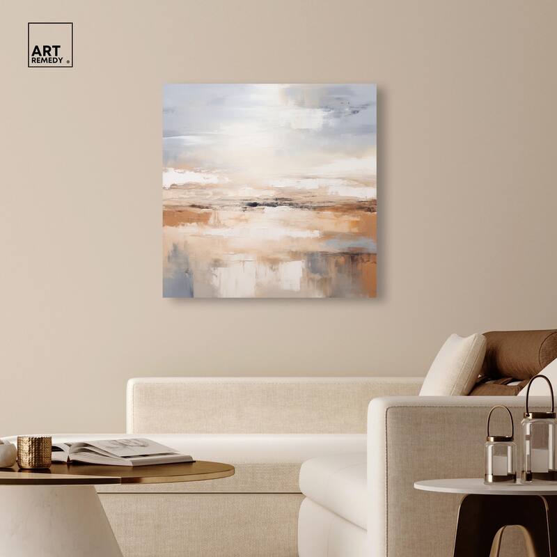 Coastal Calm Canvas by Art Remedy, Gallery Wrapped