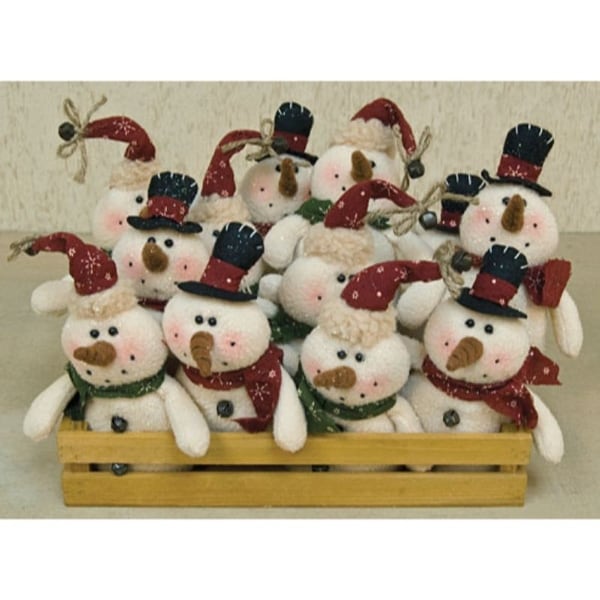 christmas snowman plush