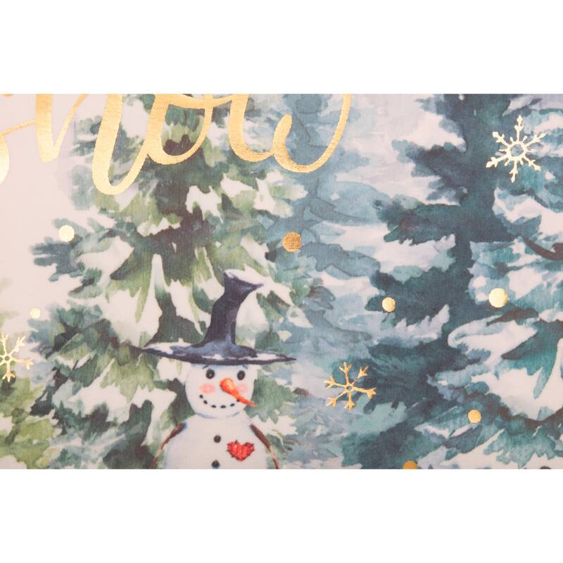 Let It Snow Pillow 14x22