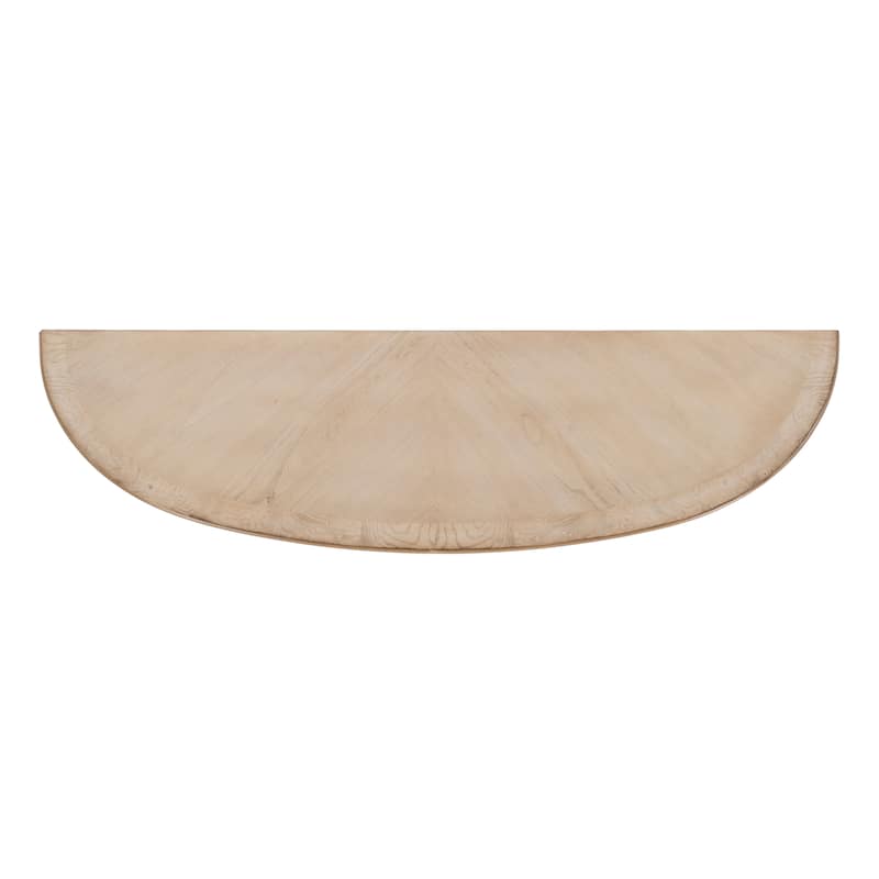 Astor 54"W Wood Demilune Console Table