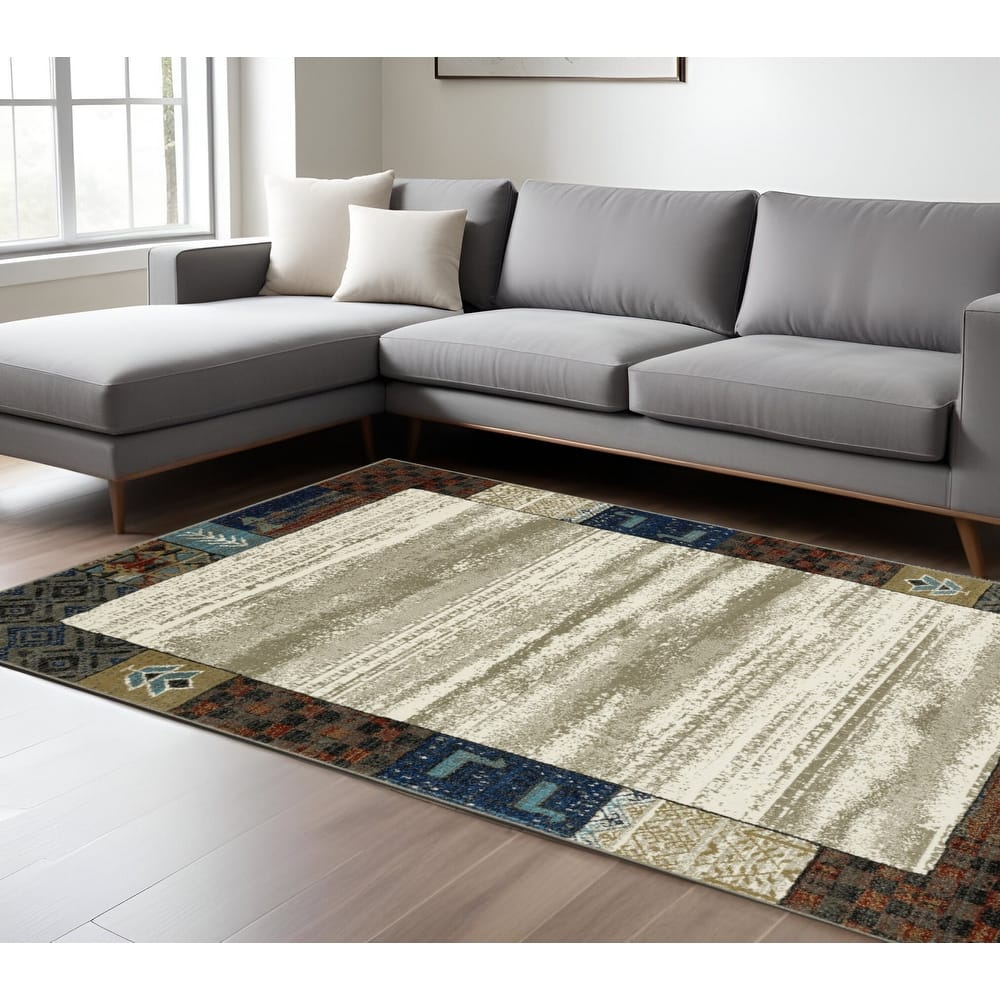 HomeRootsPatchwork Bohemian Runner Area Rug