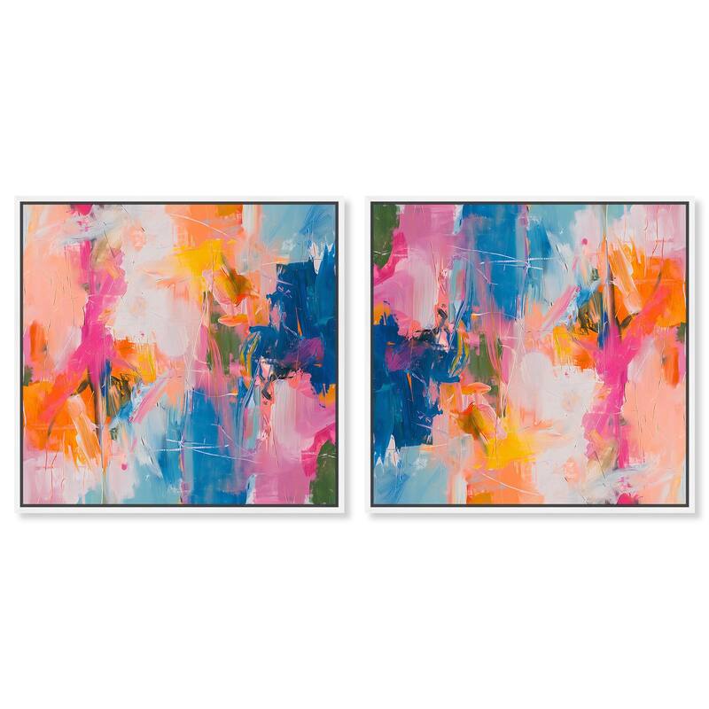 The Poppy Field Canvas by Art Remedy - 30" x 20" - Silver