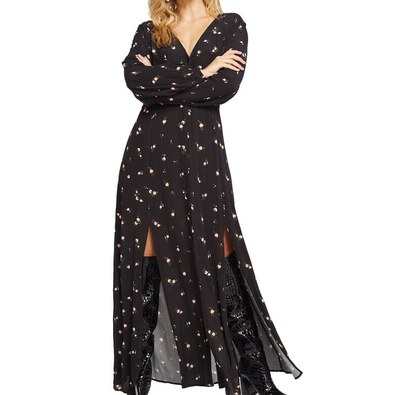 miss selfridge polka dot maxi dress