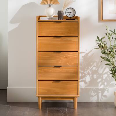 Middlebrook Minimalist 5-Drawer Solid Wood Dresser