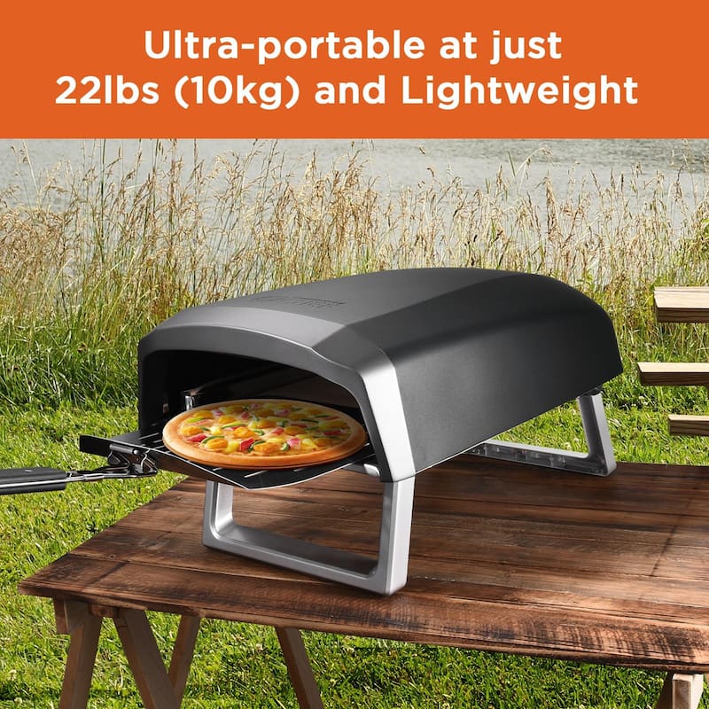 Commercial Chef Pizza Oven Outdoor - Propane Gas Pizza Oven Portable for Outside - N/A