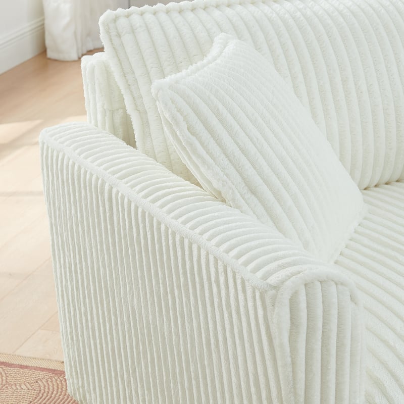 Lazy Sofa Chair, Comfortable Single-person Sofa Chair, with a Backrest and Soft seat Cushion, Having Armrests on Both Sides