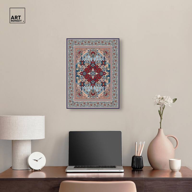 Ornamental bloom Canvas by Art Remedy, Gallery Wrapped