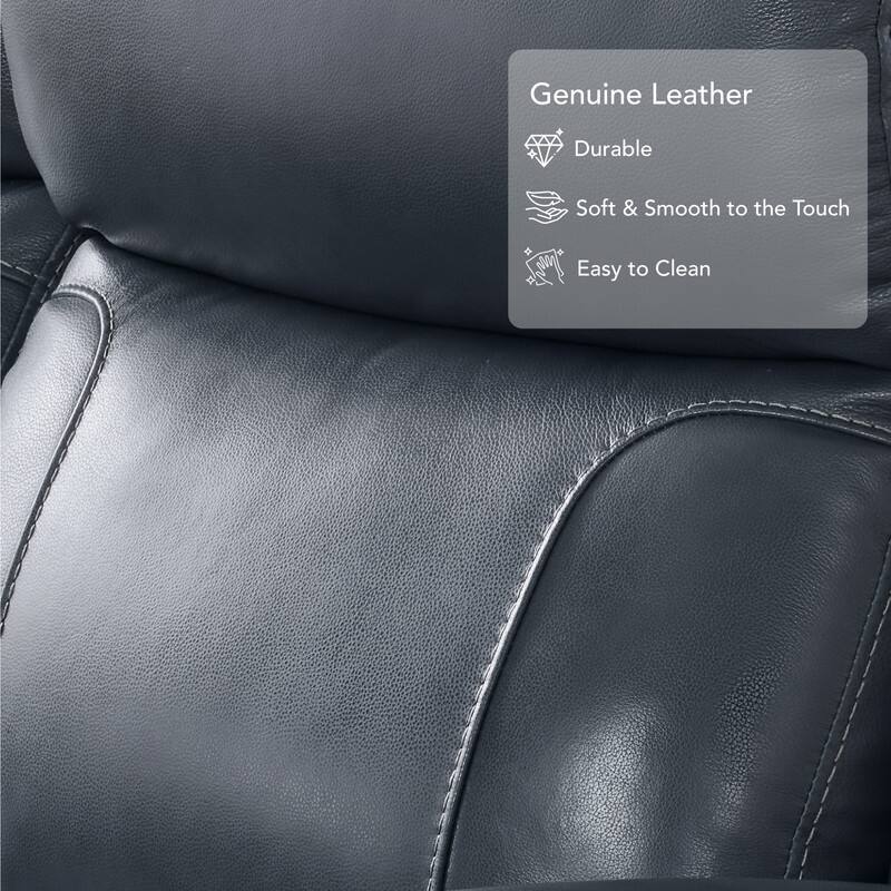 Spruce & Spring Leo Power Wall Hugger Reclining Sofa with Multi-Function Console