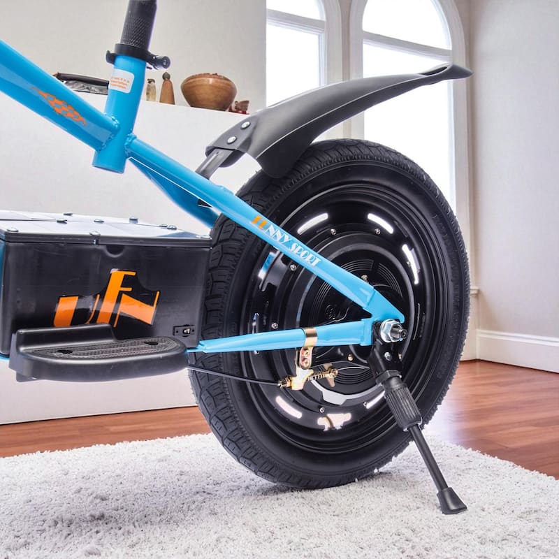 24V Kids Electric Dirt Bike with 300W Motor, 16in Wheels, Handle Acceleration, Adjustable Seat, Power Display & Hand Brakes