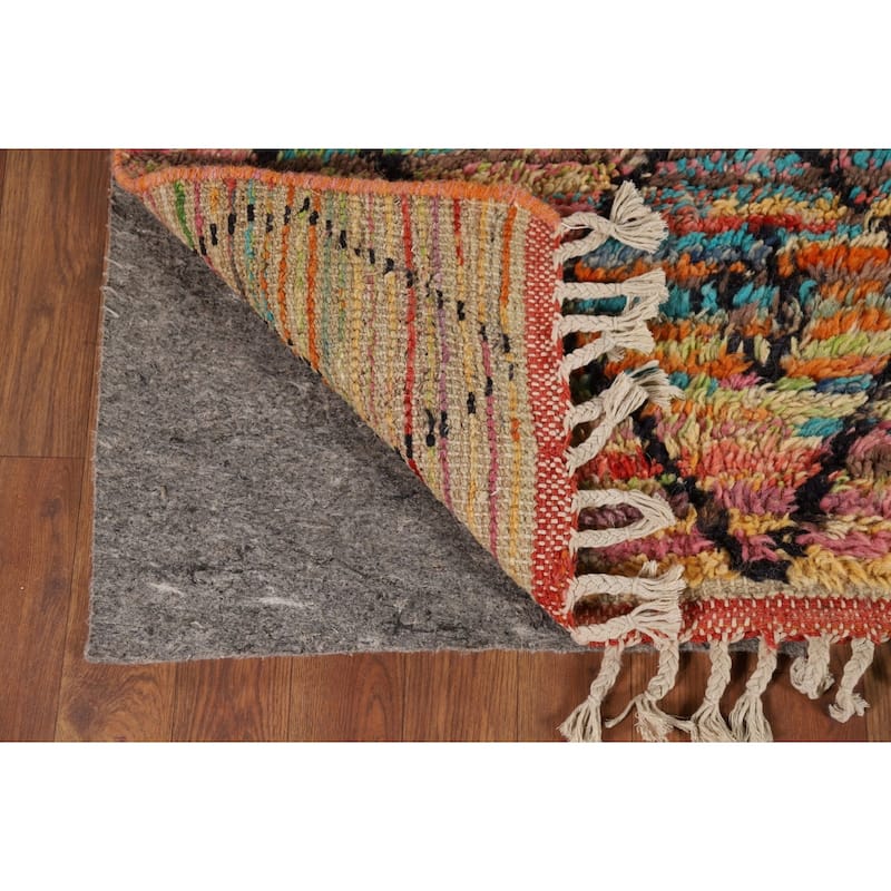 Trellis Plush Moroccan Oriental Area Rug Handmade Wool Carpet - 4'2" x 6'11"