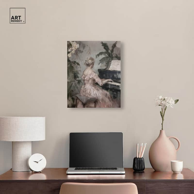 Soft Music Canvas by Art Remedy, Gallery Wrapped