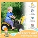 preview thumbnail 6 of 8, Kids Pedal-Powered Ride-On Digger with Functional Bucket and Steering, Ages 3-6