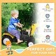 preview thumbnail 6 of 8, Pedal-Powered Kids Ride-On Digger with Realistic Excavator Design and Working Bucket