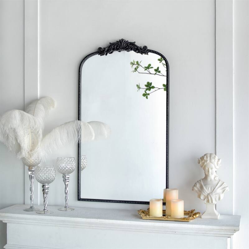 Classic Design Mirror with and Baroque Inspired Frame