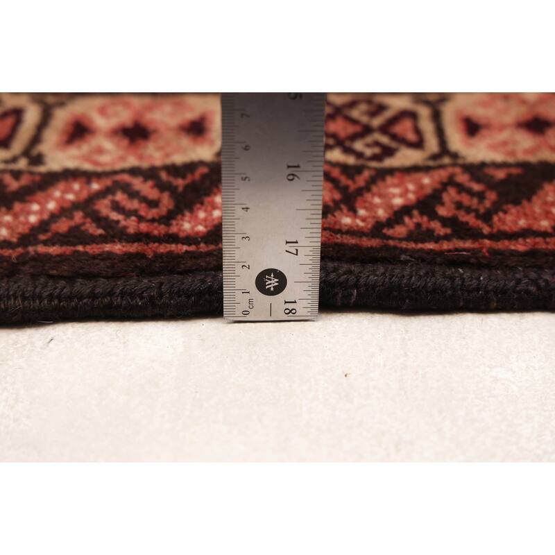 ECARPETGALLERY Hand-knotted Baluch Tan Wool Rug - 3'7 x 6'0