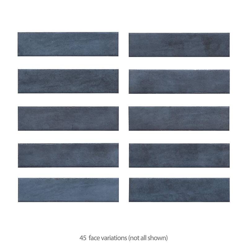 Merola Tile Tribeca Studio Blue Note 2-3/8" x 9-5/8" Porcelain Wall Tile