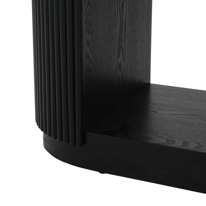 Entryway Console Table Sofa Table with Open Shelf