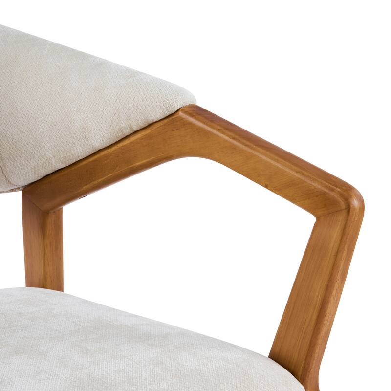 Christopher Knight Home - Avalon Modern Upholstered Dining Chair Set with Ergonomic Curved Backrest