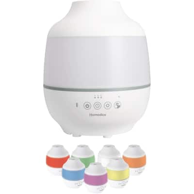 Homedics TotalComfort UHE‑CM18 Cool Mist Humidifier | 0.5 gal Top‑Fill Tank | 2 Mist Speeds | Night‑Light