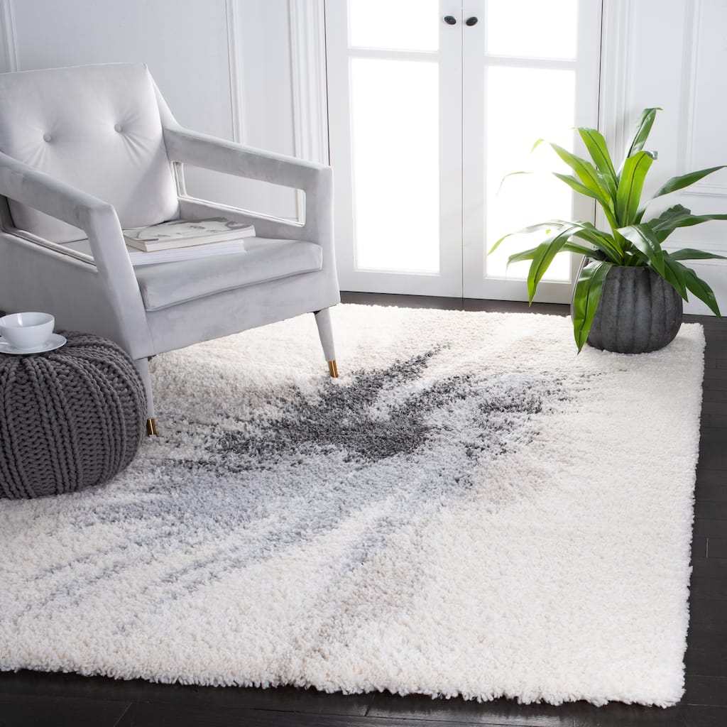 SAFAVIEH Fontana Shag Feriha Modern Abstract 2-inch Thick Rug