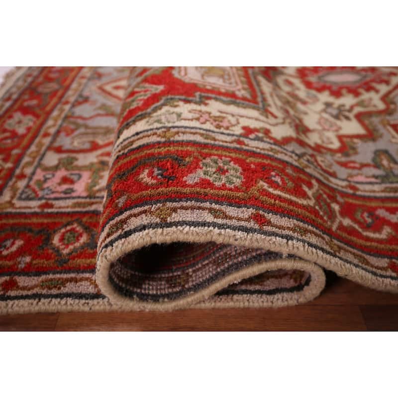 Heriz Serapi Oriental Accent Rug Hand-Knotted Wool Carpet - 3'10" X 6'1"